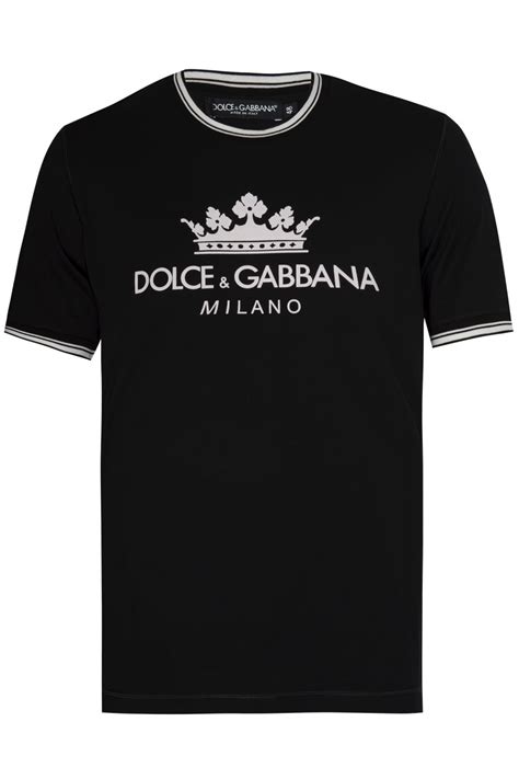 dolce gabbana t shirt schwarz|dolce gabbana t shirt sale.